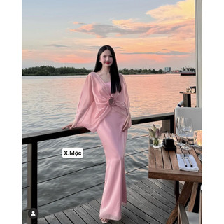 Đầm tơ lụa vân nhăn liat lụa siu mềm 💋