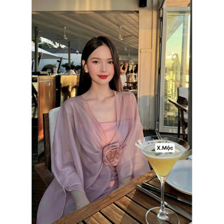 Đầm tơ lụa vân nhăn liat lụa siu mềm 💋