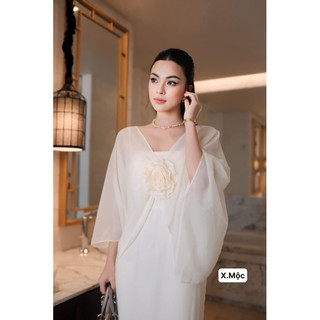 Đầm tơ lụa vân nhăn liat lụa siu mềm 💋
