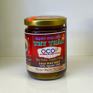  Mạch nha nếp Thy Thảo loại đặc biệt hũ thuỷ tinh 300g Mạch nha Quảng Ngãi 