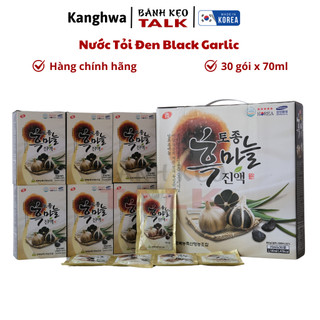 Nước Tinh chất Tỏi Đen Cao Cấp Black Garlic Hàn Quốc 30 gói x 70ml
