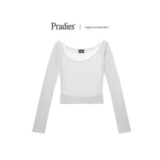 Set áo tay dài trễ vai len kiểu nữ pradies - favorite