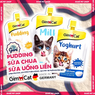 Sữa chua Gimcat Mèo Yogurt Pudding Milk bổ sung canxi Sữa chua Kem sữa và Sữa uống liền Garé