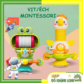 Đồ Chơi Cho Trẻ Sơ Sinh Vịt Montessori Để Bàn Ăn Giúp Bé Phát Triển Giác Quan Đồ Chơi Cho Bé - BỐ KHỦNG LONG