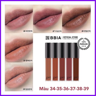 (Màu 34,35,36,37,38) Son Kem Lì Bbia Last Velvet Lip Tint Ver 8