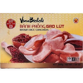 Bánh phồng gạo lứt Vina Bích Chi hộp 200g