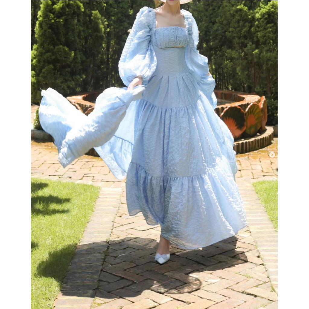 Nhận đơn đặt hàng váy 9m vải CINDERELLA PUFF UP DRESS
