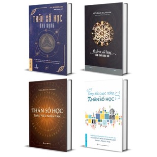 Combo 4: Thay đổi cuộc sống với nhân số học - thần số học thấu hiểu nhân tâm - thần số học ứng dựng - thần số học thay..