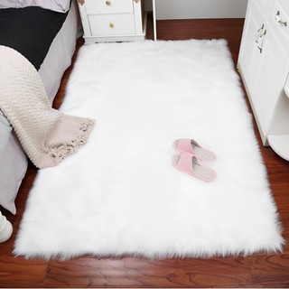 Thảm Lông Chụp Ảnh Sản Phẩm Trắng Xám Siêu HOT - Thảm Lông Trải Bàn Trang Điểm Siêu Sang
