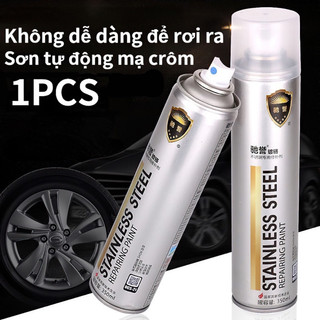 Sơn Bạc Mạ Crom Sơn Xịt Mạ Chrome Sáng Bóng 350ml - Chai Sơn Mạ Siêu Bóng-Sơn xe
