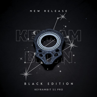 [MỚI NHẤT] Móc Khóa Xoay - Keyrambit S1 Pro - Vòng Bi Thép Nhật- In 3D - Phiên Bản Trắng/ Đen