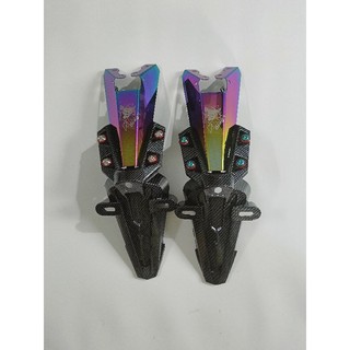 Dè malay cacbon full ốp dè king drang tặng kèm ốc gr5 xe exciter 150