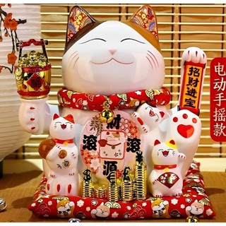 Mèo Thần Tài Vua Mèo Đại Gia 27cm - Mèo Chiêu Tài May Mắn Cát Tường Bậc Nhất