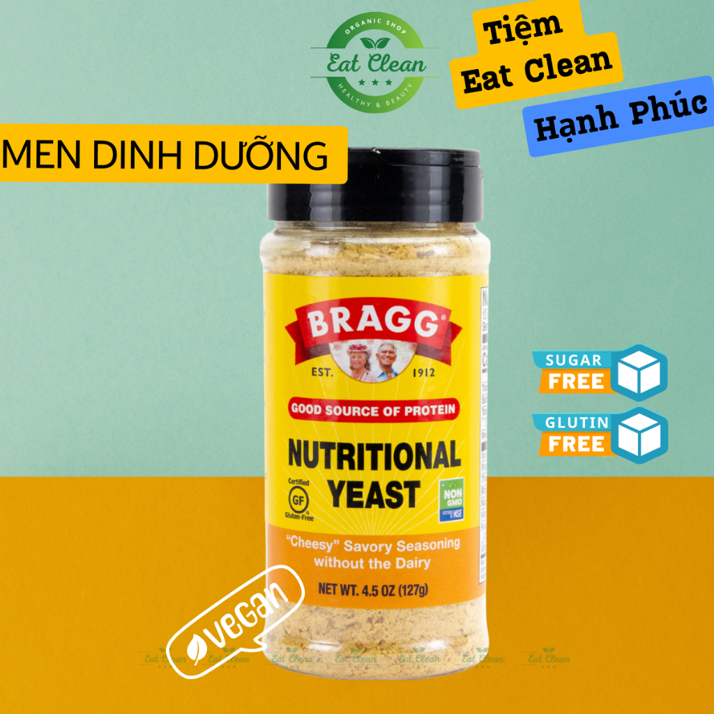 Men dinh dưỡng Nutritional Yeast 127g - Bragg
