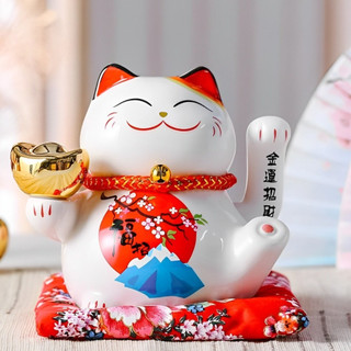 Mèo Thần Tài Thỏi Vàng Núi Phú Sĩ