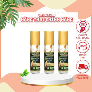 01 chai dầu nhân sâm ginseng green herb oil 8ml thái lan