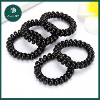  Combo 10 Dây Cột Tóc Dạng LÒ XO Size Lớn 5.5cm Đen P113 - THSTORE247 