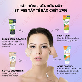 Sữa rửa mặt tẩy tế bào da chết St.Ives