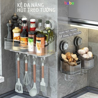 Kệ để đồ dùng nhỏ đa năng phòng tắm bàn chải đánh răng văn phòng phẩm không cần đục lỗ treo tường tự dính babo (TA13)