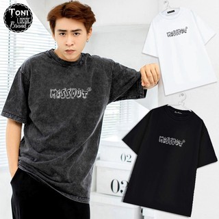 Áo Thun Tay Lỡ MISSOUT 3D Local Brand Cotton 100% form rộng Unisex (AT8010B - Full Box - Chính Phẩm)
