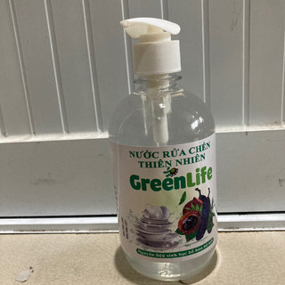 500ml nước rửa chén sinh học Greenlife,  thiên nhiên