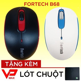 ( Tặng lót ) Chuột không dây Fortech B38 B68 FD i2 Shipadoo dùng cho PC laptop - VPMAX