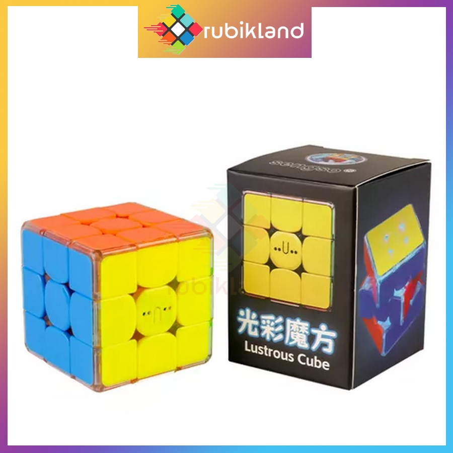 [Có Nam Châm] Rubik 3x3 SengSo Lustrous 3x3 Phát Sáng ShengShou Có Đèn Rubic 3 Tầng Đồ Chơi Trí Tuệ