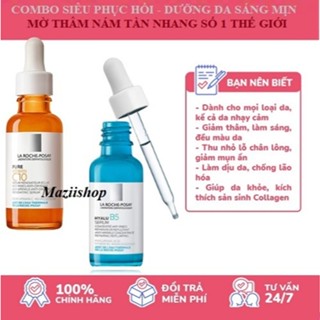 Sỉ- Serum B5 B3 C10 nguyên chất La Roche Posay dưỡng chất chuyên sâu cho da trắng mịn màng 30ml