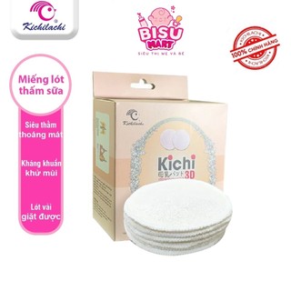 Miếng Lót Thấm Sữa bằng vải Giặt Được Kichilachi, Miếng Dán Thấm Sữa Siêu Thấm Hút