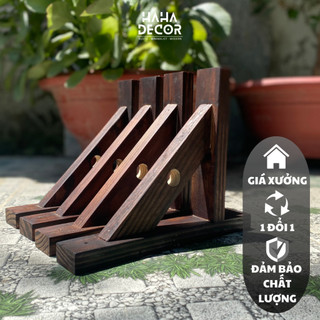  Chân kê kệ gỗ treo tường giá gỗ treo đèn eke gỗ thông mỹ EKE01  1 Cái  