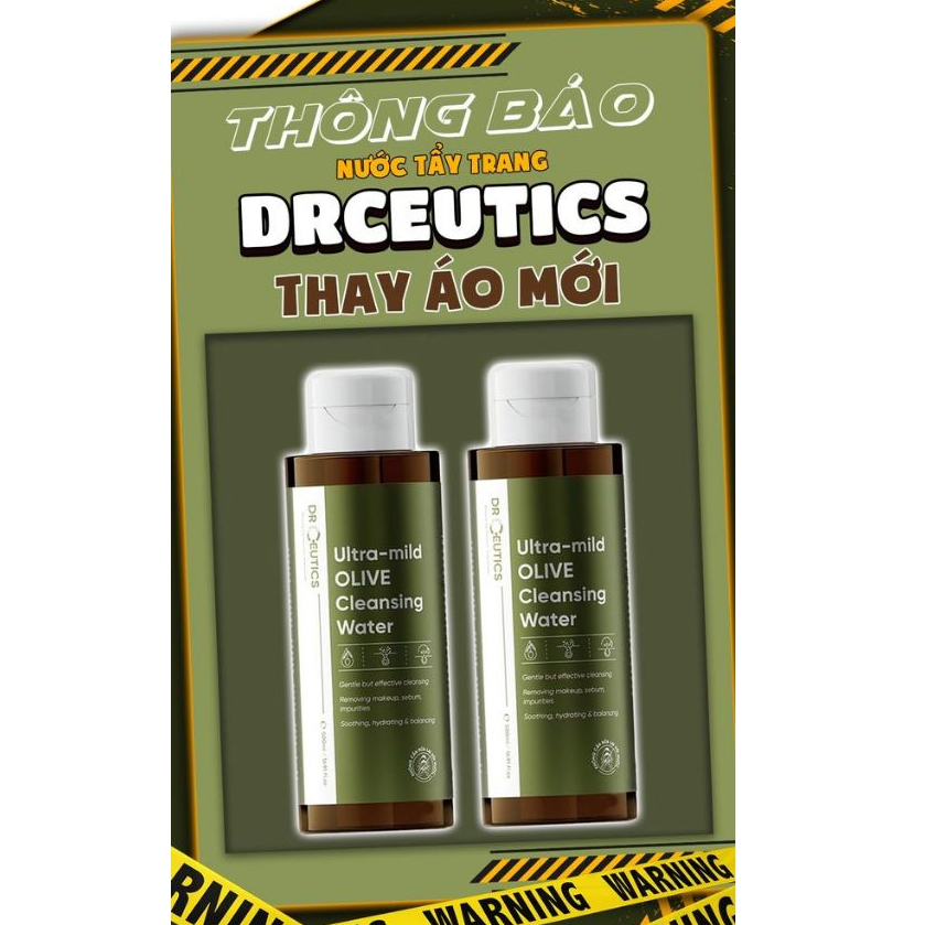Nước Tẩy Trang Làm Sạch Sâu Và Dưỡng Ẩm Cho Mọi Loại Da DrCeutics Ultra Mild Olive Cleansing Water | BigBuy360 - bigbuy360.vn