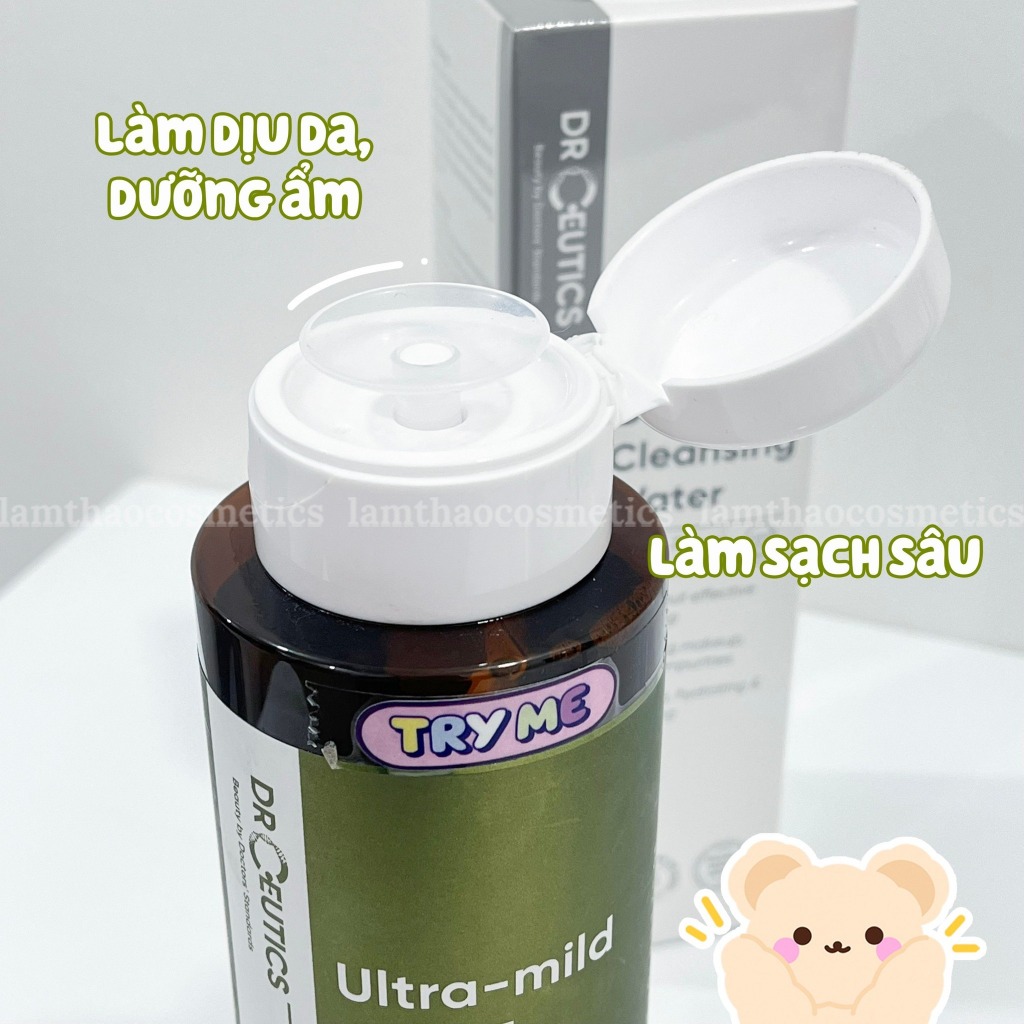 Nước Tẩy Trang Làm Sạch Sâu Và Dưỡng Ẩm Cho Mọi Loại Da DrCeutics Ultra Mild Olive Cleansing Water | BigBuy360 - bigbuy360.vn