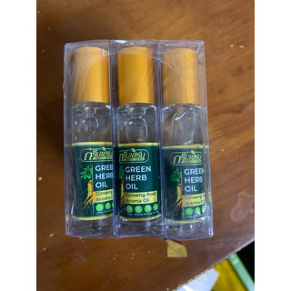 Mẫu Mới Sâm Thái Green Herb Oil[10ml 12 chai bi lăn]