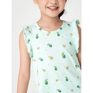 Bộ cotton mặc nhà cộc tay bé gái Canifa