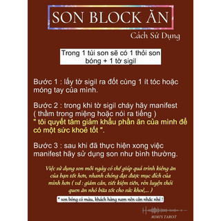 SON BLOCK ĂN - son bóng màu
