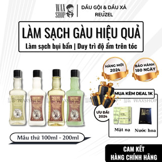 Mẫu thử dầu gội xả tắm body nam Reuzel 3-in-1 Tea Tree, Daily Shampo, Daily Conditioner, Scrub Shampo - Waxshop  - SD9