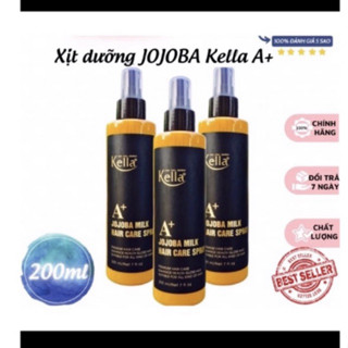 Xịt dưỡng jojoba kella 200ml phục hồi tóc hư tổn giảm gãy rụng và khô sơ cho tóc khi sử dụng hoá chất nhiều lần