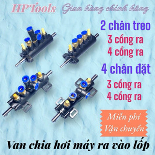 Van chia hơi máy ra vào lốp, van 2 chân và 4 chân| Dụng cụ sửa chữa