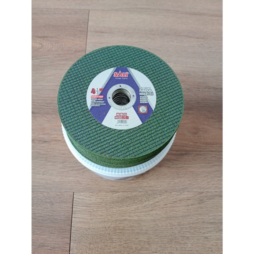 [10 viên] Đá cắt 100mm (1 tấc) xanh SALI