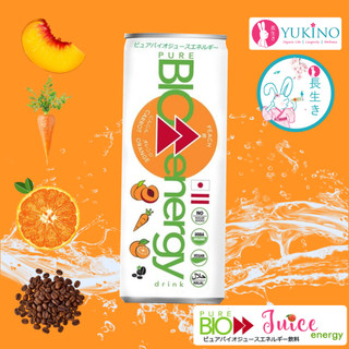 Nước năng lượng hữu cơ có ga làm từ trái cây hữu cơ - PURE BIO Energy 250ml