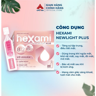 dung dich nhỏ mắt Hexami new light