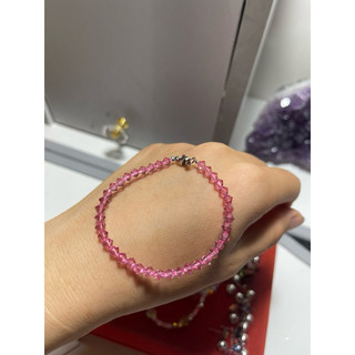 Vòng Tay Pha Lê Swarovski hạt nón 4ly