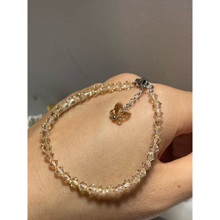 Vòng Tay Pha Lê Swarovski hạt nón 4ly