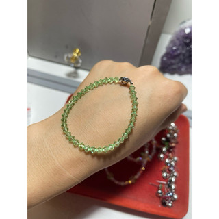 Vòng Tay Pha Lê Swarovski hạt nón 4ly