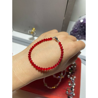 Vòng Tay Pha Lê Swarovski hạt nón 4ly