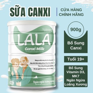 Sữa canxi lala canxi milk 900g, sữa canxi cho người già, sữa canxi cho người lớn, sữa xương khớp
