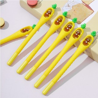 [Bút cute các mẫu] Combo 5 Bút trái dứa Teddy