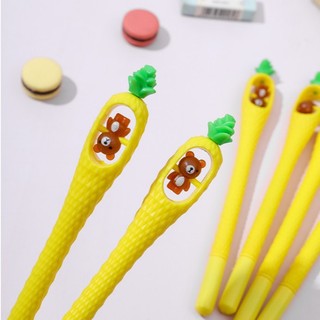 [Bút cute các mẫu] Combo 5 Bút trái dứa Teddy