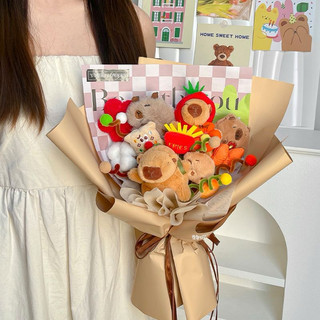 Hoa gấu bông Capybara dễ thương