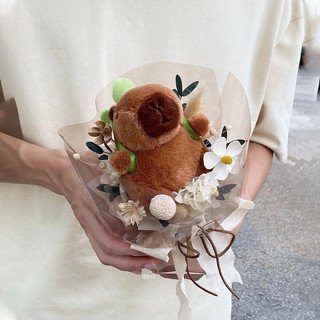 Hoa gấu bông Capybara dễ thương